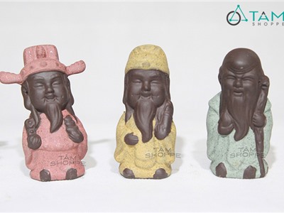 Bộ 3 tượng phật trang trí Phước Lộc Thọ